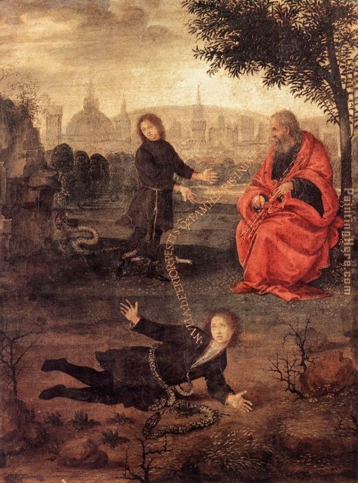 Allegory painting - Filippino Lippi Allegory art painting